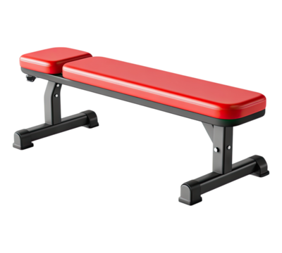 Gym Bench Press isolated on transparent background