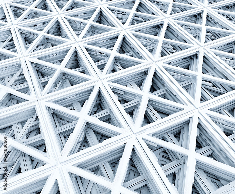 Poster geometric triangular pattern abstract endless design