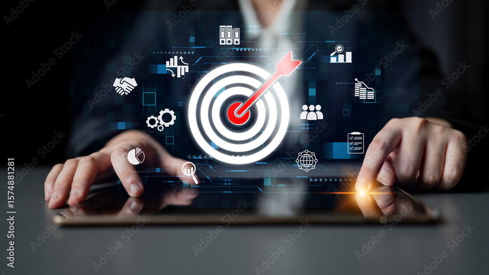 Aufkleber target audience analysis enhances marketing with segmentation, smart profiling, and personalized str
