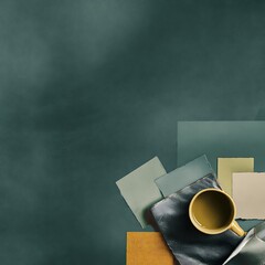 Relaxing textures with coffee break moment
