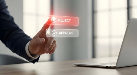 Approve or Reject Business Decision Photo