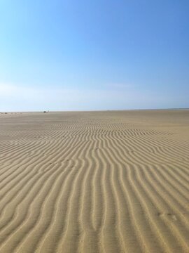 Sand Texture Shaped by Wind