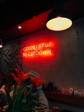 Neon Sign in Colorado Cafe