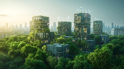 Refined representation of smart design principles focusing on IoT integration adaptive systems and intelligent automation for sustainable environments