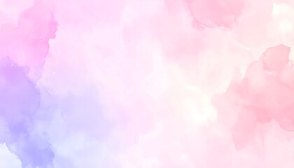 Soft Pink and Purple Watercolor Background with Gentle Pastel Blends