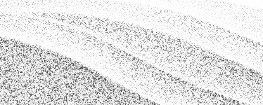 Halftone stipple mountain with brutalist retro photocopy noise, grunge punk Y2K collage style, vintage vector illustration with mound.Pointillism textured illustration.