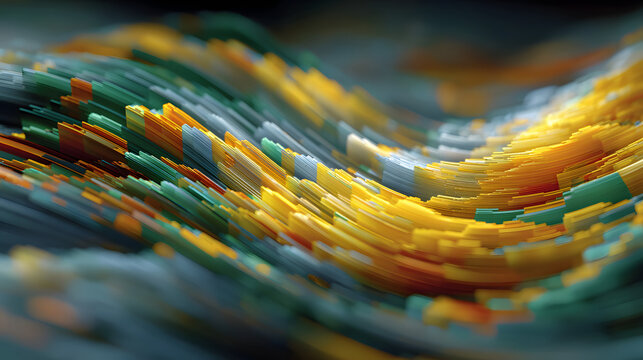 Abstract financial chart with rising trends - Powered by Adobe