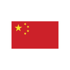 An image showing the flag of china with a red background and five yellow stars in the upper left corner