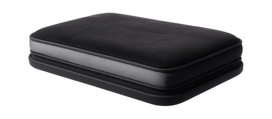 A double-layer pet mattress with a reversible design, providing both cool and warm surfaces for seasonal changes.