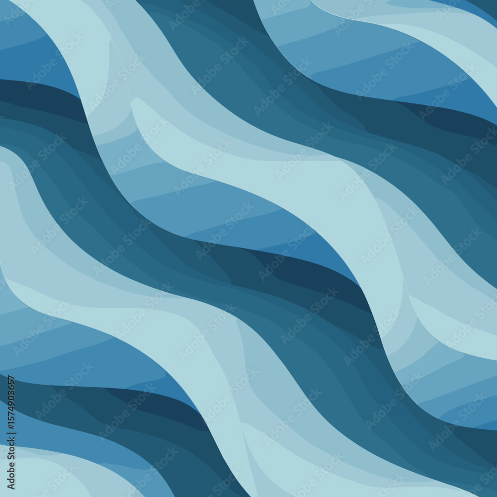 Poster paper texture with soft blue gradients on transparent background