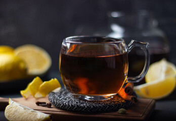 cup of tea with spices
