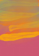 Abstract colorful background with soft brush strokes in warm tones  