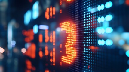 Data-Driven Dynamics: A captivating view of digital data streams cascading across a high-tech display, symbolizing the ever-evolving landscape of information and technology.