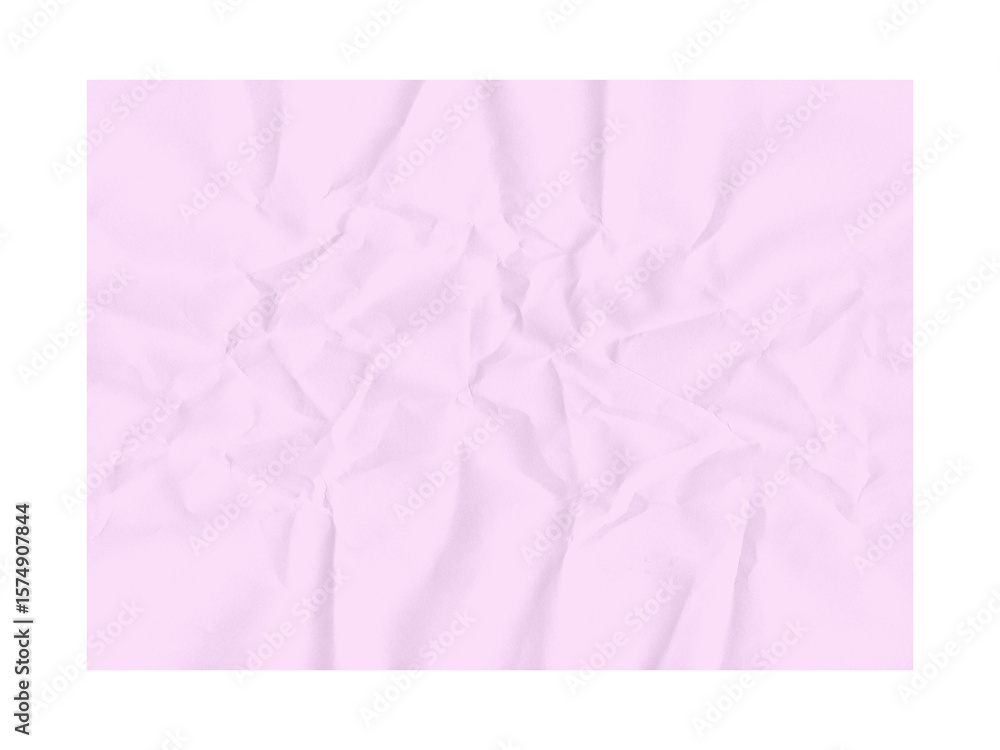 Poster subtle pink crumpled paper texture presents a versatile background for designs, crafts, and artistic