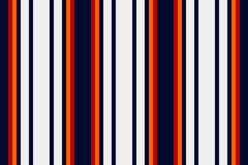 Prame seamless pattern lines, cotton textile vertical fabric. Cndia texture background stripe vector in dark and white colors.