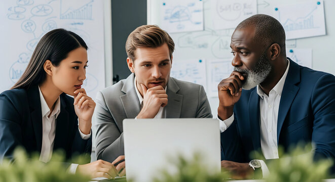 Diverse Team in Strategic Marketing Meeting