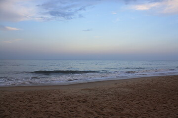 beach at sunset