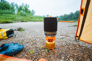 A cozy tent equipped with a reliable stove is truly perfect for cooking meals and warming up food,...
