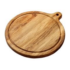 Wooden Round Chopping Board: A round wooden chopping board crafted from warm wood grain.