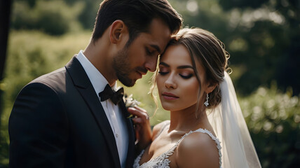 Beautiful wedding couple
