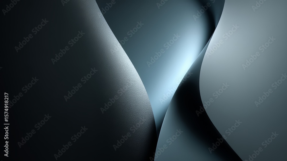 Poster black and white image of a wave with a white background. the image is abstract and has a moody, myst