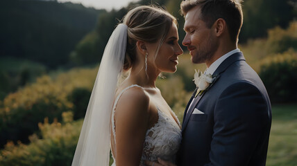 Beautiful wedding couple

