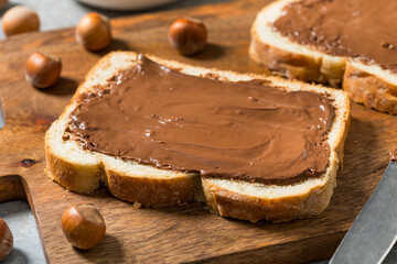 Homemade Sweet Chocolate Hazelnut Toast