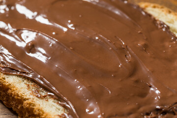 Homemade Sweet Chocolate Hazelnut Toast