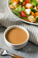 Homemade Creamy Balsamic Salad Dressing
