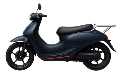 Streamlined moped with aerodynamic fairings and rear luggage rack