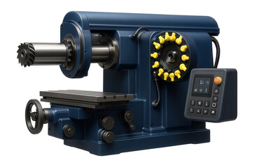 Horizontal milling machine equipped with a horizontal arbor and an automatic tool changer for high-efficiency milling in an automotive parts plant