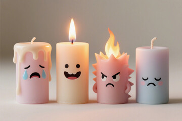 Mood Candles with Emotions