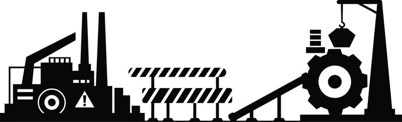 Industrial Safety Abstract Vector