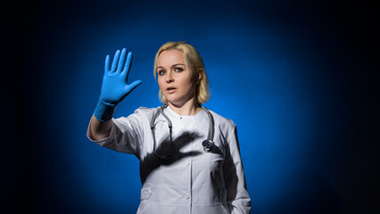 female doctor from the dark asks us to stop