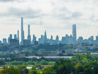 Fototapeta premium NYC Skyline from Secaucus NJ