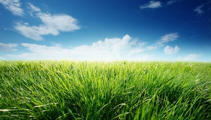 Fototapeta premium grass and blue sky