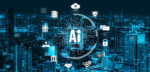 AI assistant with LLM, big data, machine learning, and generative AI powers prompt engineering and...