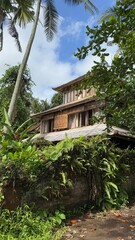 Bali. House in the jungle.