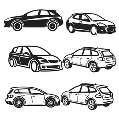 set of cars