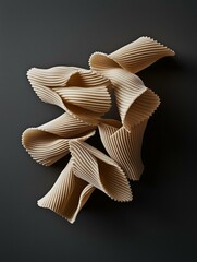 Fototapeta premium Raw Penne Rigate Abstract Photo