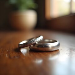 ring, wedding, gold, love, rings, marriage, jewelry, engagement, metal, romance, object, macro, silver, symbol, close-up, table, two, gift