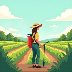 woman, walking, people, senior, nature, hiking, outdoors, summer, field, person, worker, farmer, old, landscape, hat, activity, men, travel, tourist, dog, alone, active, farm