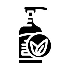 soap natural glyph icon vector illustration
