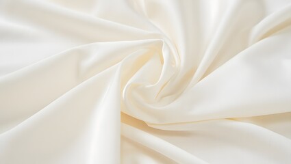 Buy luxurious cream satin fabric online premium quality silk material for dressmaking