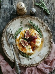 Gourmet Baked Brie Delight Photo