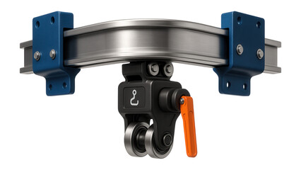 Overhead conveyor with a single enclosed track system for an automotive assembly line