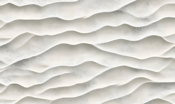 Boho chic western theme summer vacation repeat pattern background grayscale displacement bump or height map 3d rendering of white sandy beach or desert sand dunes


