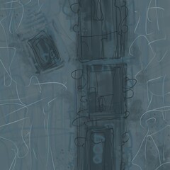 Abstract image for printing - digital painting. The picture is painted by hand on a tablet. © neurostructure