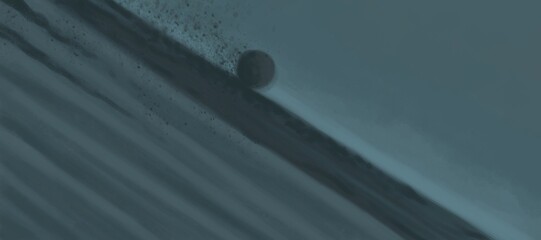 Abstract image for printing - digital painting. The picture is painted by hand on a tablet. © neurostructure