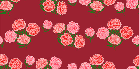 Hand drawn exotic Bunch of flowers abstract seamless patterns. Simple tropical summer botanical floral for textiles, wallpaper, wrapping paper, fabric, fashion, design background vector illustration